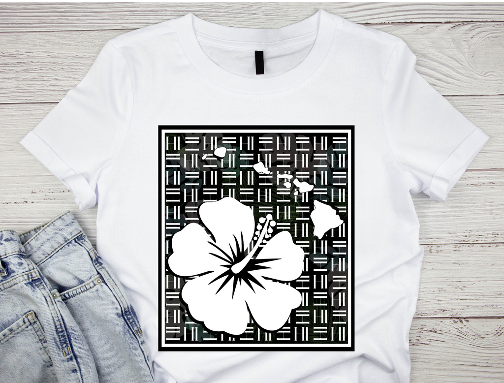 HI Pattern HIbiscus Tshirt