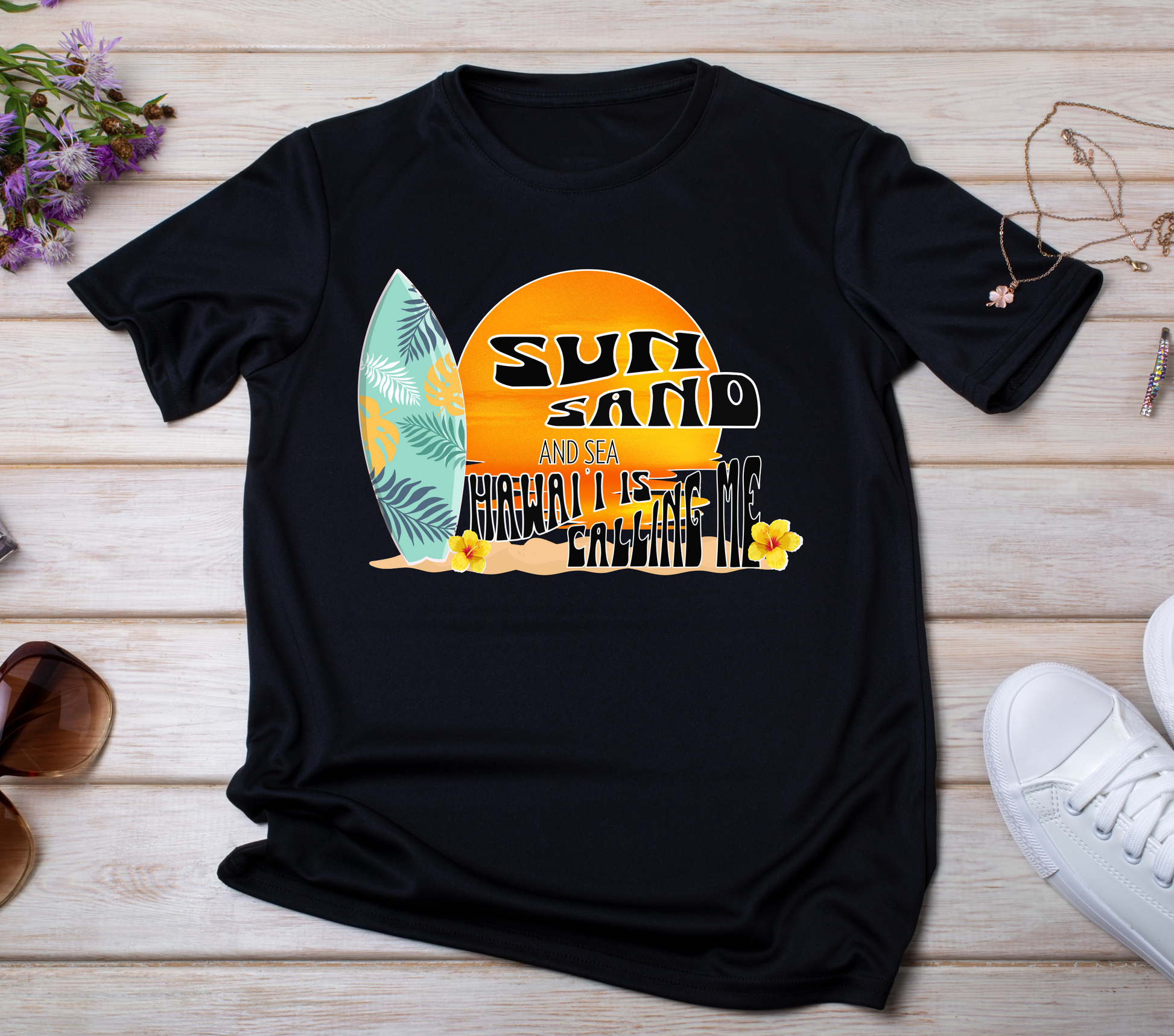 HI calling me surfboard Tshirt
